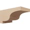 Ekena Millwork 7"W x 14"D x 7"H Wide Newport Rough Cedar Woodgrain TimberThane Corbel, Primed Tan CORUR07X14X07NEWRCPR - alternate 1